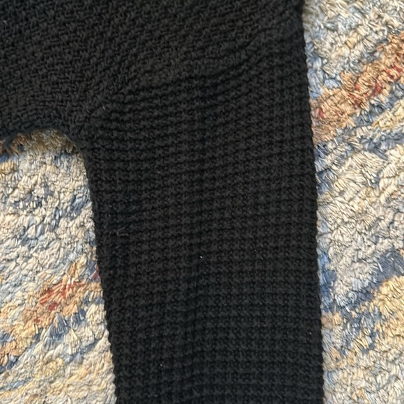 Womens Silence & Noise cropped off the shoulder sweater in black size large - Picture 6 of 12